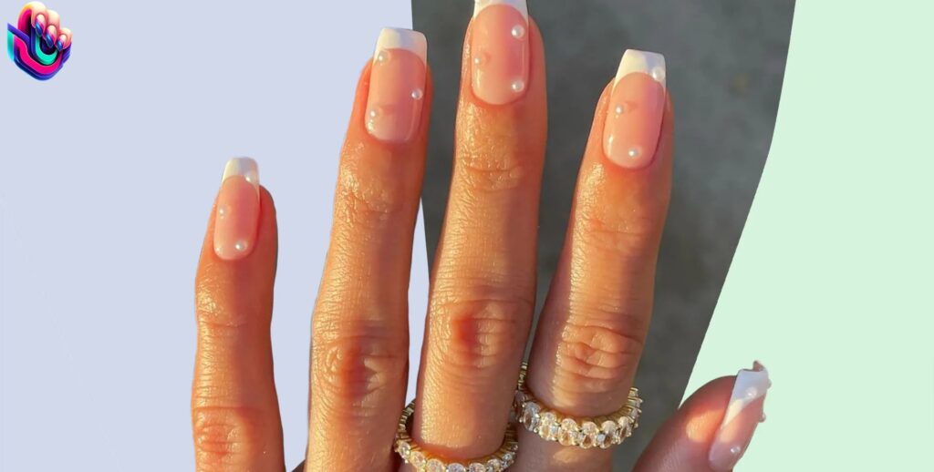 French Pearl Nail Art