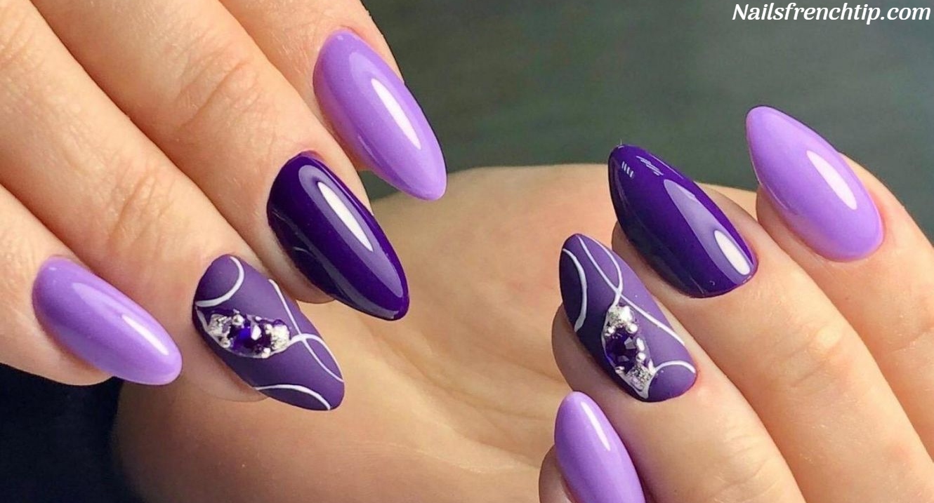  Purple Pearl Nail Art