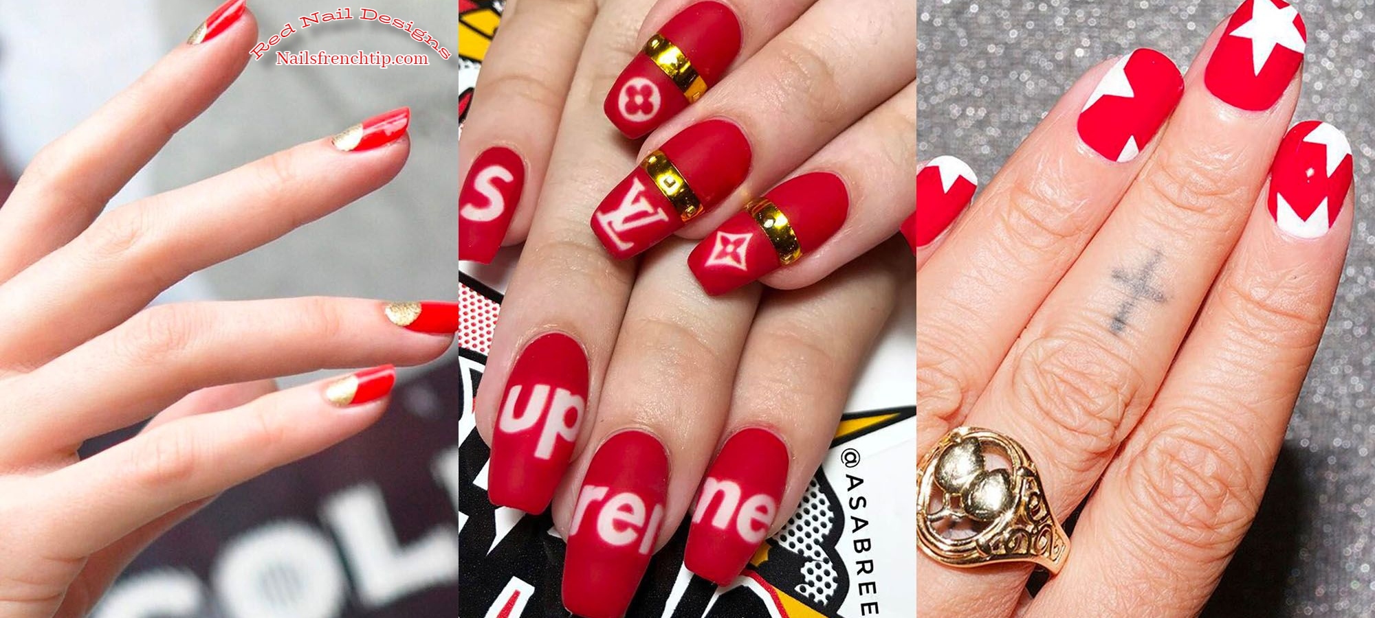 Red Nail Designs