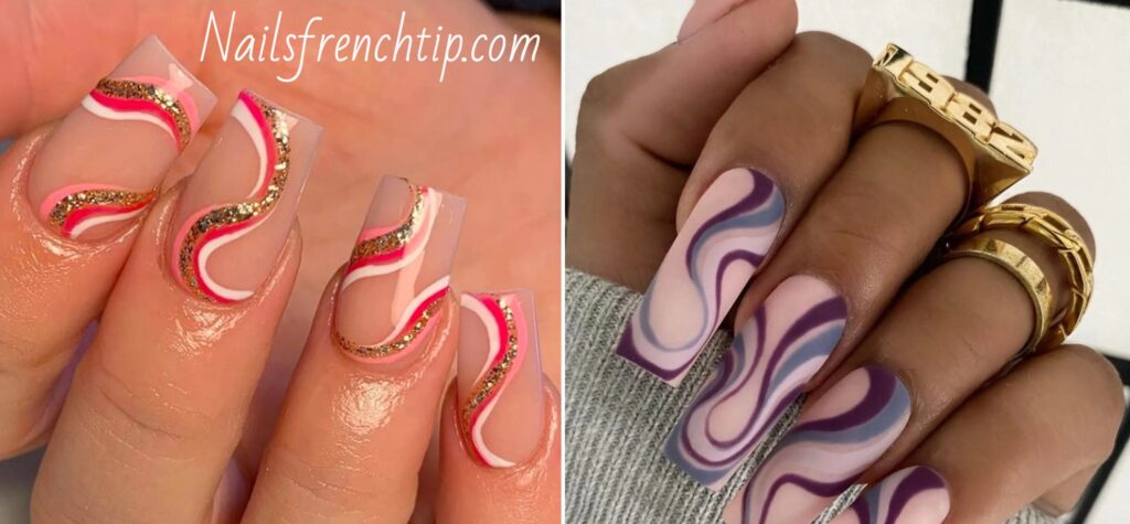 Swirl Nail Designs