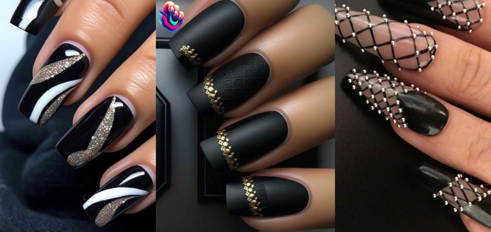 Black Nail Designs